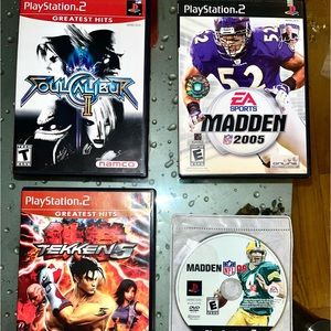 Sony PlayStation 2 video game bundle featuring Tekken5 & Madden2005
